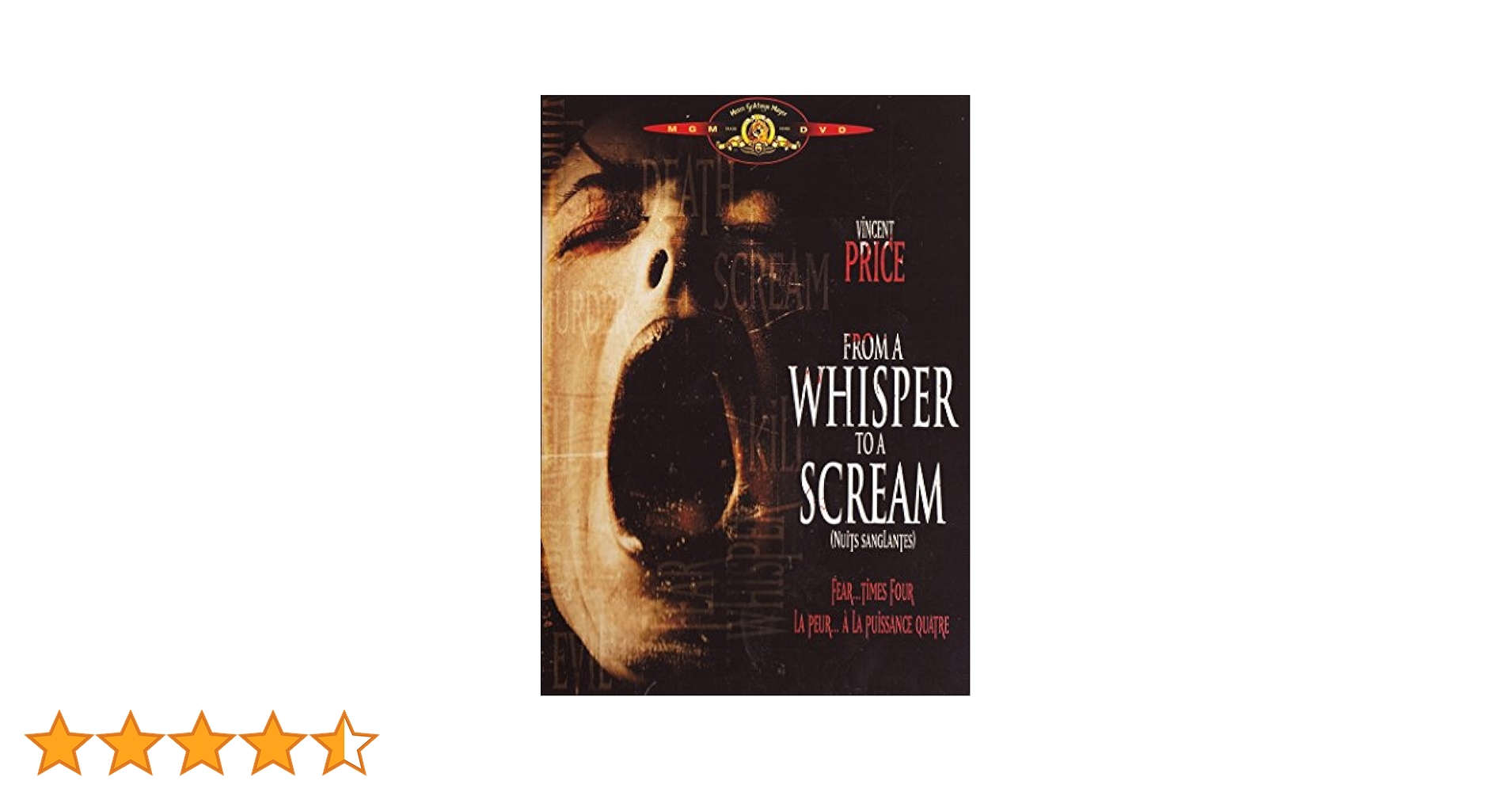 Amazon.co.jp: From a Whisper to a Scream [DVD] : DVD